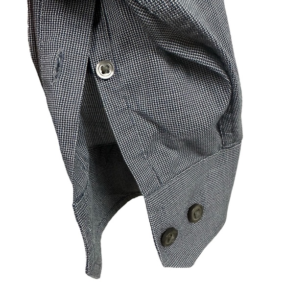 Banana Republic Classic Fit Long Sleeve Button Up Non Iron Shirt Mens Medium - Picture 4 of 7